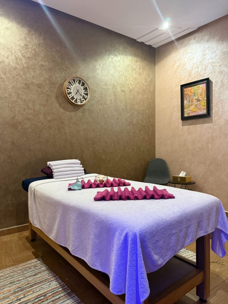 Cabine de massage du spa Douce Brise à Casablanca